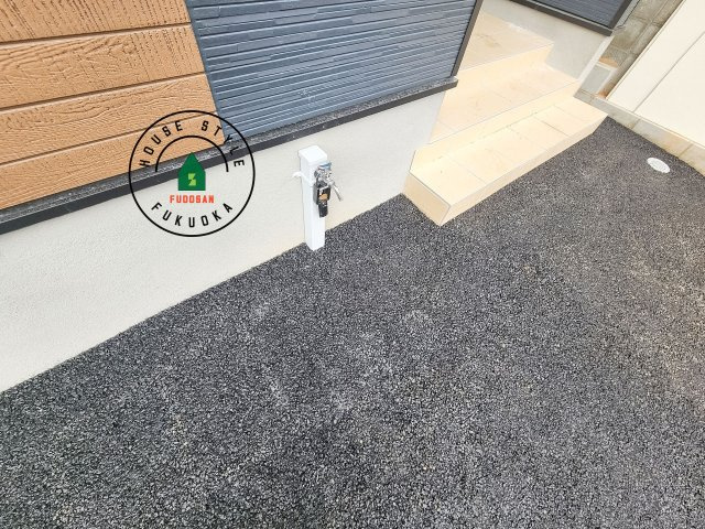 福岡市早良区野芥4丁目第25-2棟（1号棟）の庭|お庭で自由な時間を過ごせます。