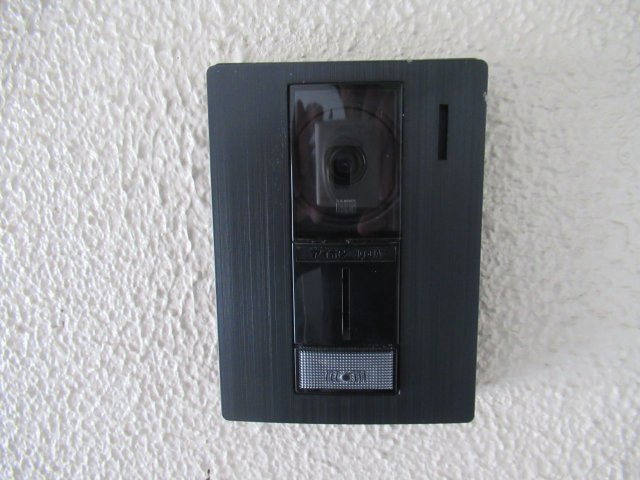 兵庫県公社　姫路市川６号棟のセキュリティ|モニター付きインターホンがあるので急な来客でもです