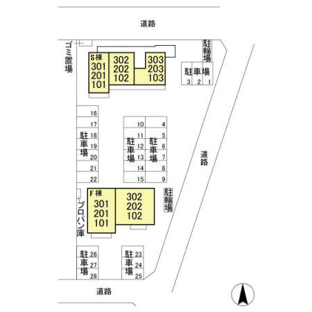 ソフィアＳの区画図