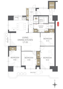 【間取り】サンコーポ桜田 