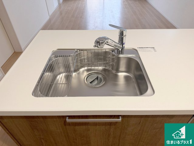 神戸市西区伊川谷町潤和　第1期　新築一戸建ての設備|広々としたシンクで食器洗いも楽々！