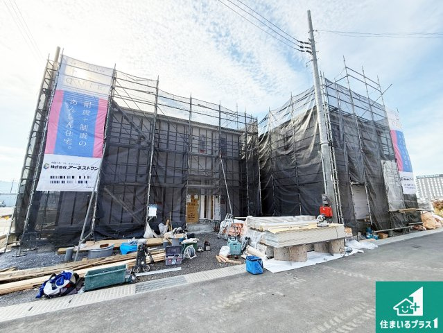 紀の川市尾崎　第2期　新築一戸建ての外観|現在建築中！落ち着いた街並みで新生活を始めることが出来そう！周辺の物件も併せてご紹介させて頂きます！