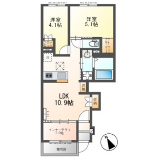 【間取り】 | キルシュブリューテ