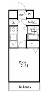 【間取り】 | エクセリア中野坂上 | 間取りです。