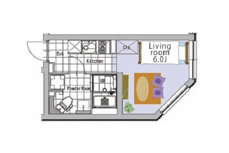 【間取り】 | SOU高田馬場Ⅱ | 間取りです。