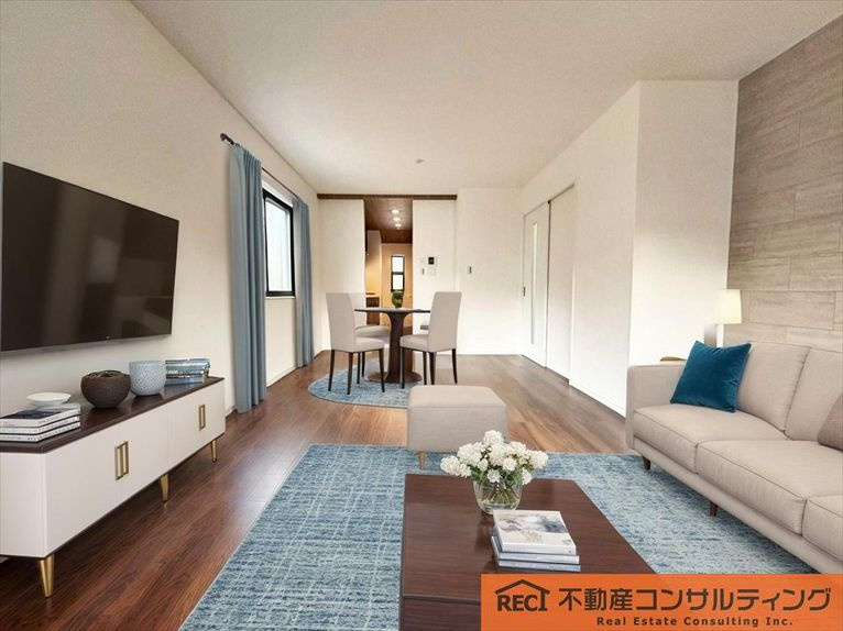 神戸市灘区篠原北町4丁目　新築戸建　B号地の内装|断熱等級「6」