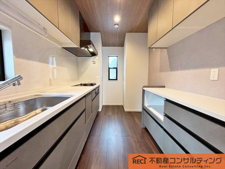 神戸市灘区篠原北町4丁目　新築戸建　B号地のキッチン|ゼッチ水準省エネ住宅