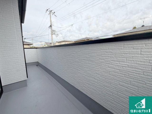 神戸市西区伊川谷町潤和　第1期　新築一戸建てのバルコニー|日当たりのよいバルコニー！お部屋が開放的に！