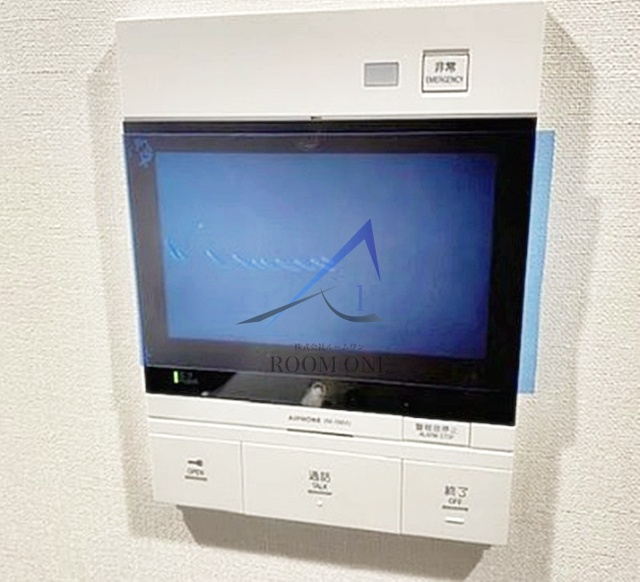 パークアクシス門前仲町テラスのセキュリティ|モニター付きインターホンです。