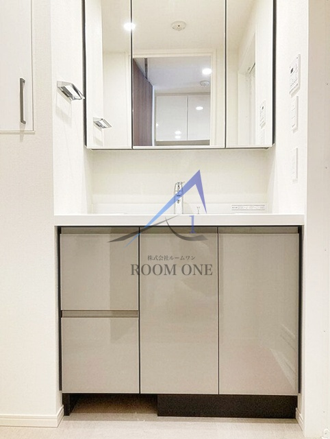 パークアクシス門前仲町テラスの洗面所|洗面台です。