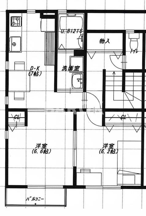 フォレストハウス野間A棟の間取り