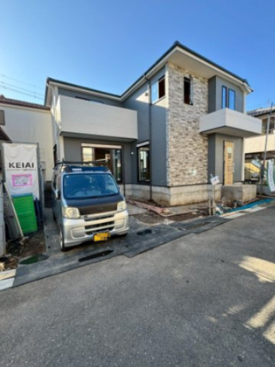 所沢市和ケ原 新築一戸建の前面道路含む現地写真