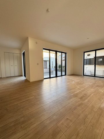 所沢市和ケ原 新築一戸建の居間・リビング