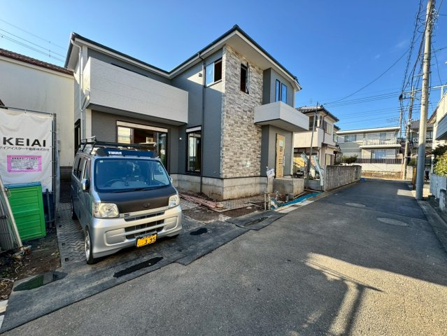 所沢市和ケ原 新築一戸建の前面道路含む現地写真
