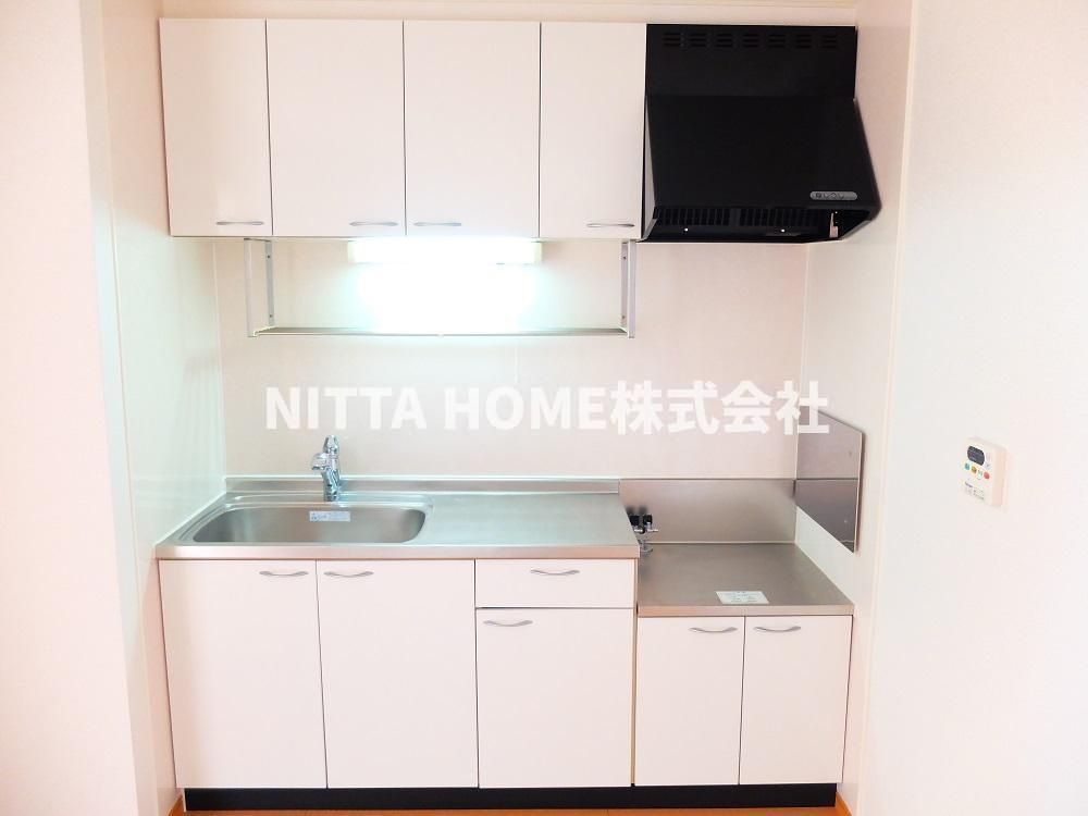 ポライトリー　ガーデンＢ棟のキッチン|お料理がしやすそうなキッチンですね♪