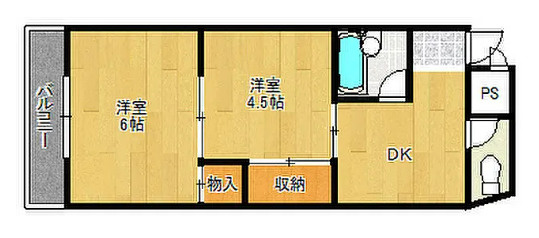 大阪市住吉区東粉浜３丁目の一棟マンションの間取り