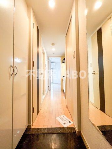 プレサンス難波リバーオアシスの玄関