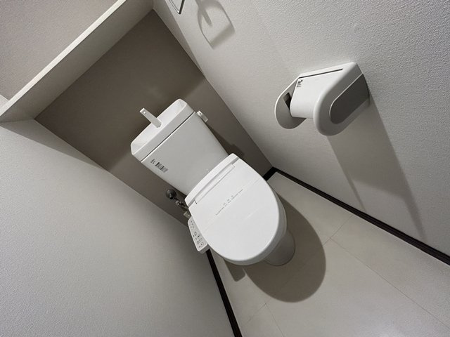 前橋市川曲町の賃貸マンションのトイレ