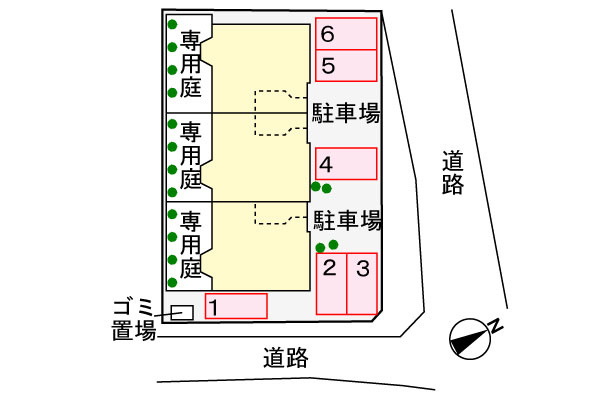 エーデル泉ヶ丘の駐車場|駐車場