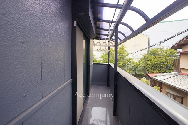 【バルコニー】 | 八尾市安中町4丁目 | バルコニー防水工事施工済み☆雨除けテラス屋根付きです☆