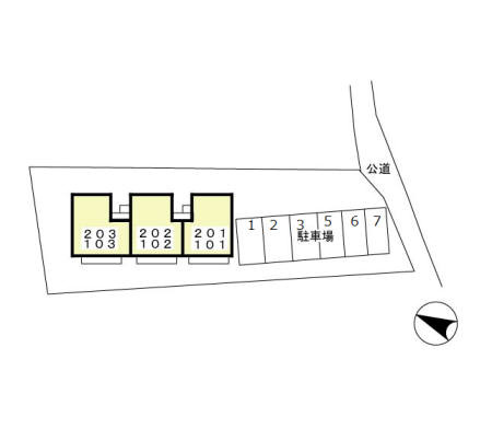 ラ・メゾン・ベルテの区画図
