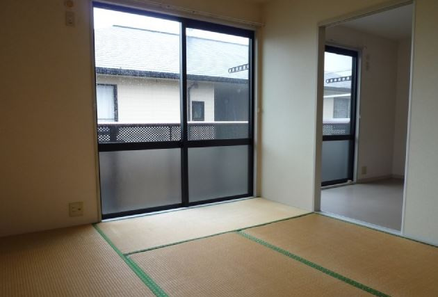 サンハイツAKIYAMA 【キャッシュバック対象物件】の和室|和室があると落ち着いた雰囲気になりますね