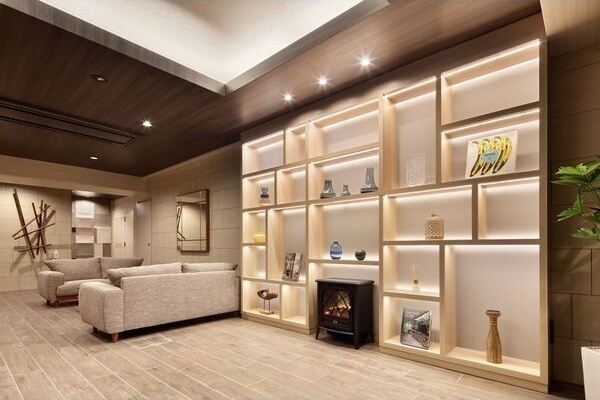 大阪市北区豊崎６丁目の店舗事務所のエントランス