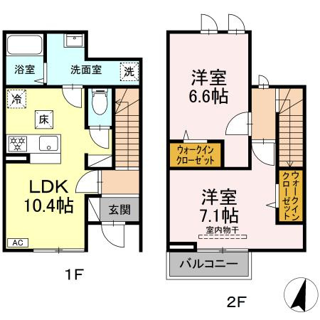 ラ・ぺジブルの間取り