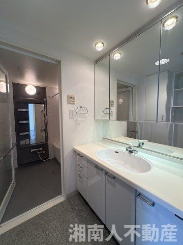 リーデンスタワー湘南平塚の独立洗面台|独立洗面台あり、毎朝おしゃれに忙しい女性の方におすすめです