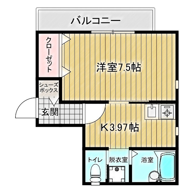 PARKNOTEの間取り