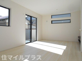 【居間・リビング】 | 郡山市富田町大徳南新築一戸建て2棟 | おしゃれなリビングです