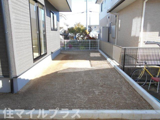 【庭】 | 郡山市富田町大徳南新築一戸建て2棟 | お庭も活用できます