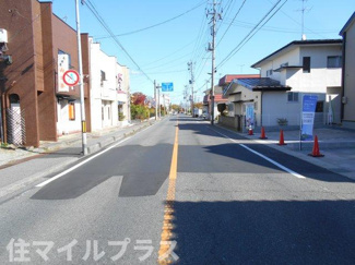 【前面道路含む現地写真】 | 郡山市富田町大徳南新築一戸建て2棟 | 前面道路含む現地写真です