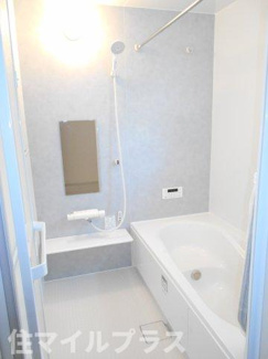 【浴室】 | 郡山市富田町大徳南新築一戸建て2棟 | コンパクトで使いやすいお風呂です