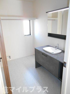 【独立洗面台】 | 郡山市富田町大徳南新築一戸建て2棟 | 使いやすい独立洗面台です