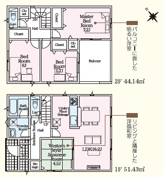 岡崎市暮戸町第2　新築分譲住宅　全2棟　1号棟