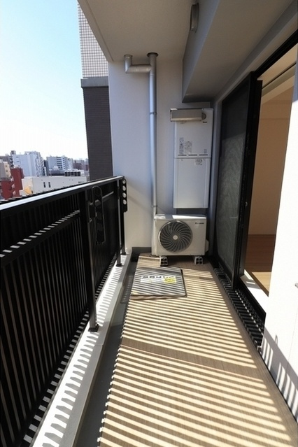 ミュプレ根岸のバルコニー