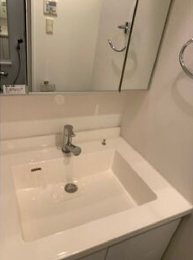 練馬区田柄２丁目の賃貸マンションの洗面所