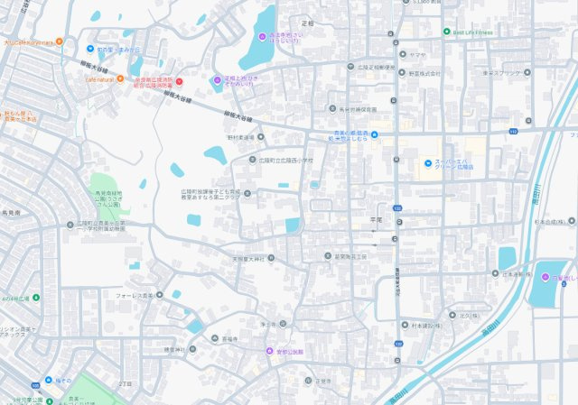 北葛城郡広陵町平尾　新築一戸建ての地図