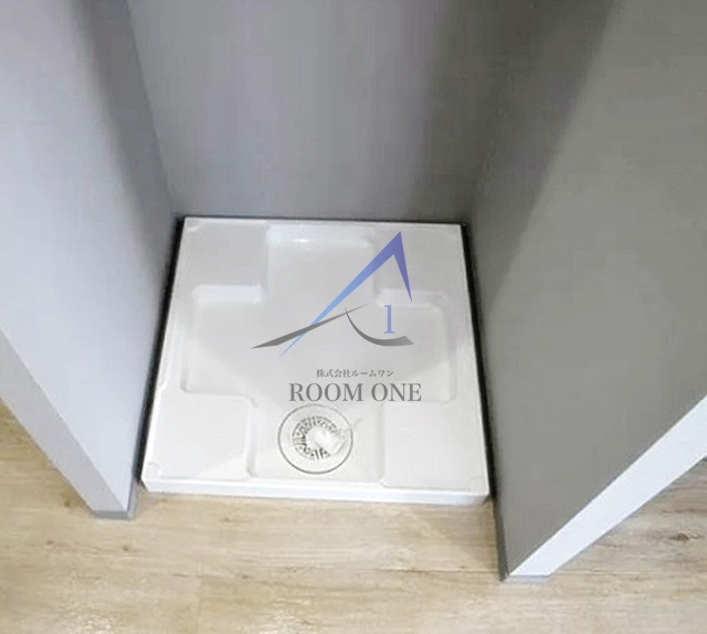 桜丘フラワーマンションの設備|洗濯機置き場です。