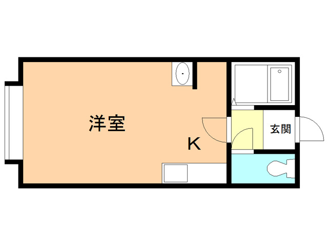 石崎コーポ７の間取り