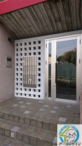 パークハイム参番館のエントランス|パース写真