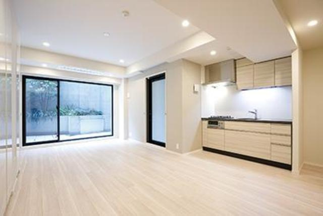 パークアクシスプレミア表参道の居間・リビング|※写真は同タイプ住戸です。