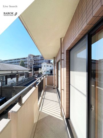 マイナミハイツⅡのバルコニー