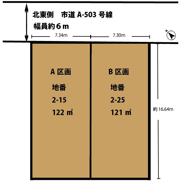 久保稲荷三丁目　土地