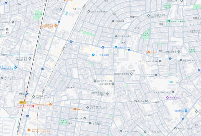 宇治市神明石塚　第1期　新築一戸建ての地図