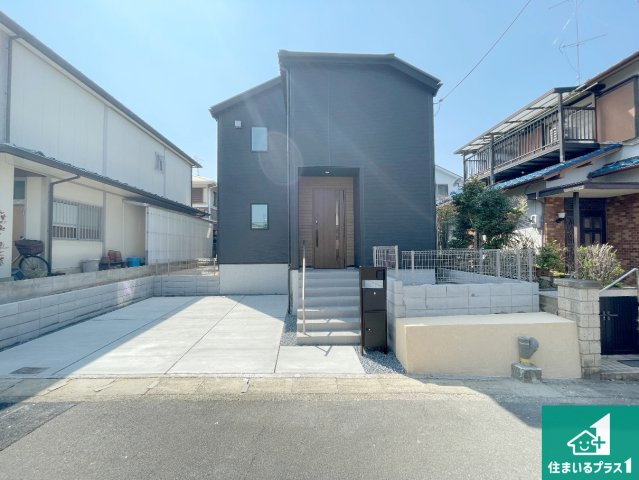 宇治市神明石塚　第1期　新築一戸建ての外観|お客様に長く安心して住んでいだだける事にこだわった家づくり！住んでからのアフターサービスにもしっかりと取り組んでいます！