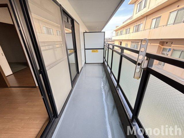 シャンテ小倉のバルコニー