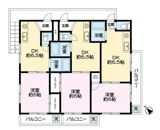 レジデンスフォレスタの間取り