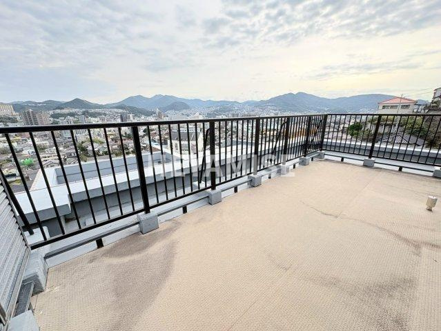 コアマンション住吉グランヒルズのバルコニー